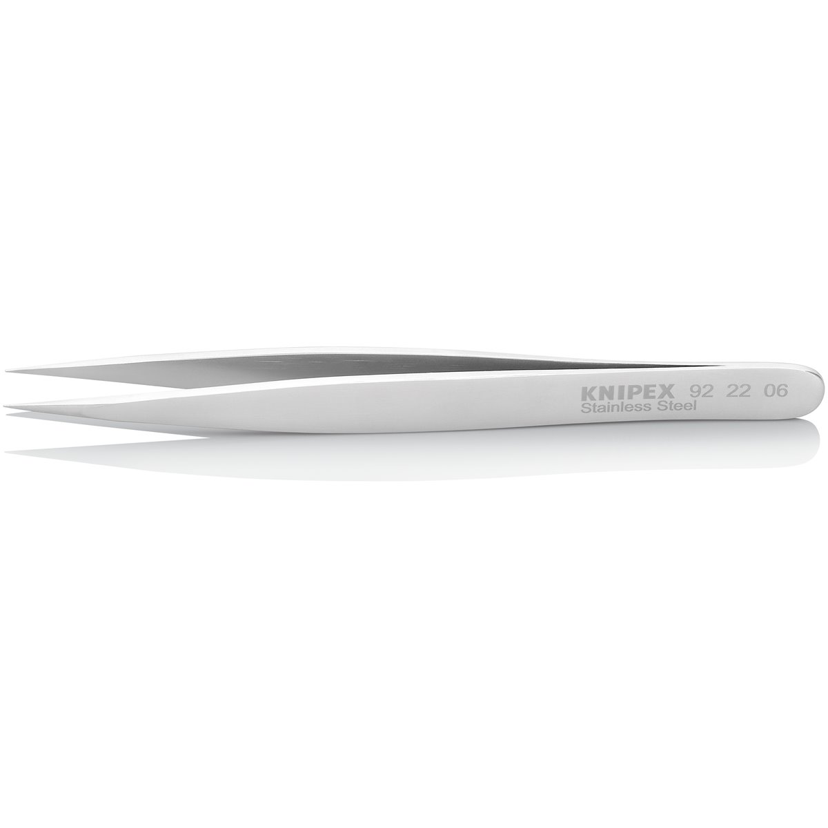 Knipex 92 22 06 Präzisionspinzette, spitz, gerade 