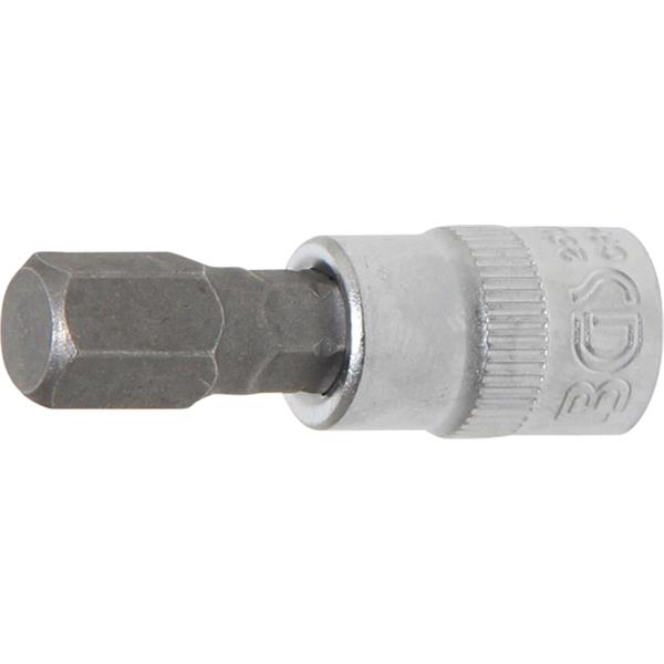 BGS 2502 Bit-Einsatz, Antrieb Innenvierkant 6,3 mm (1/4"), Innensechskant 8 mm