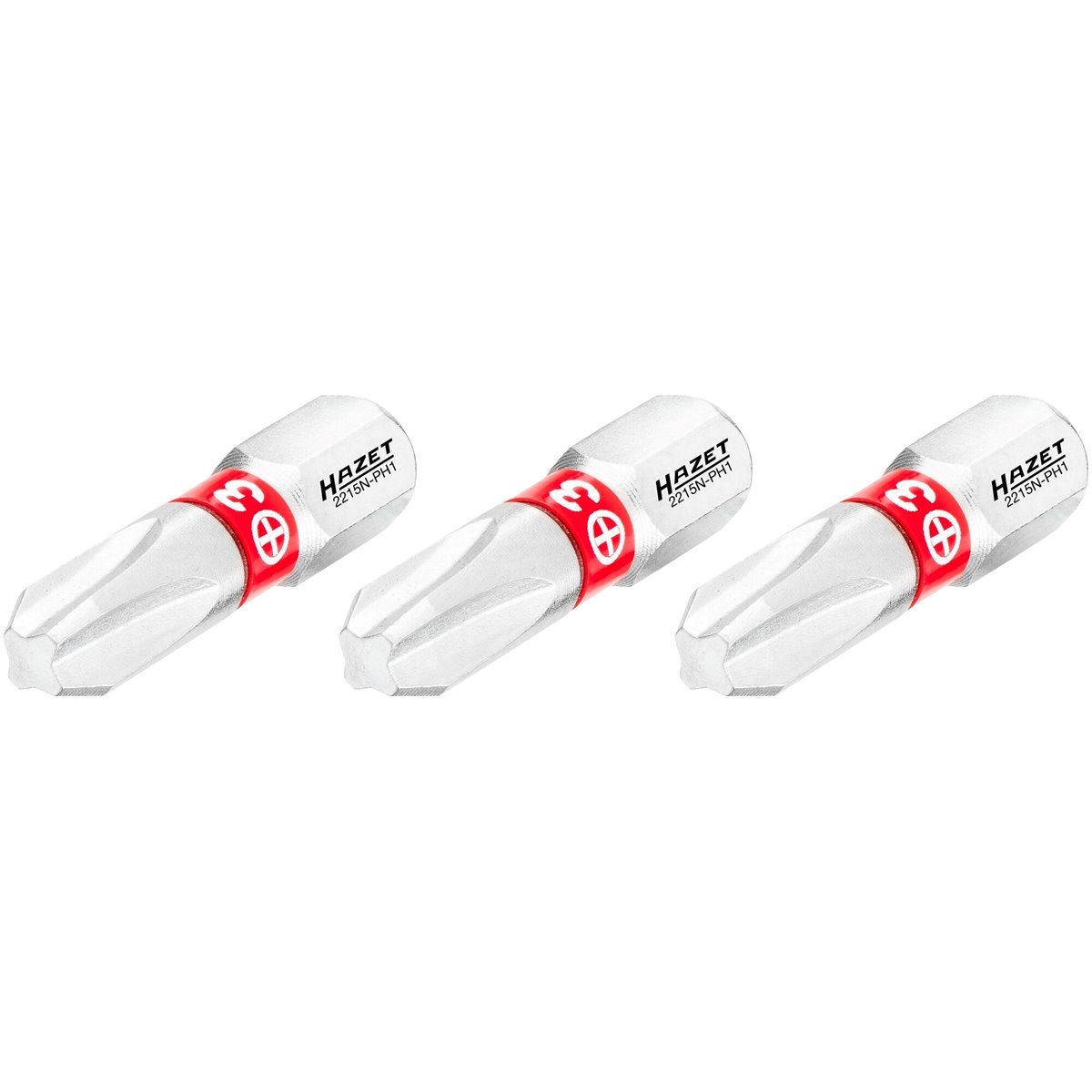 Hazet 2215N-PH3/3 Screwdriver Bit Set PH3 