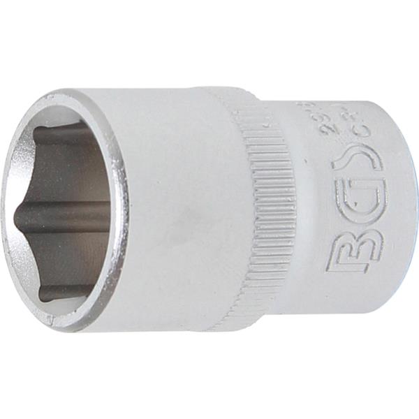 BGS 2918 Steckschlüssel-Einsatz Sechskant, Antrieb Innenvierkant 12,5 mm (1/2"), SW 18 mm