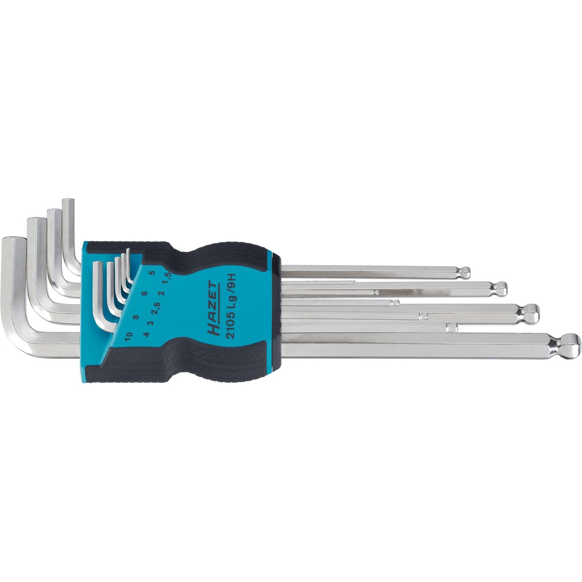 Hazet 2105LG/9H Hex Head Wrench Set
