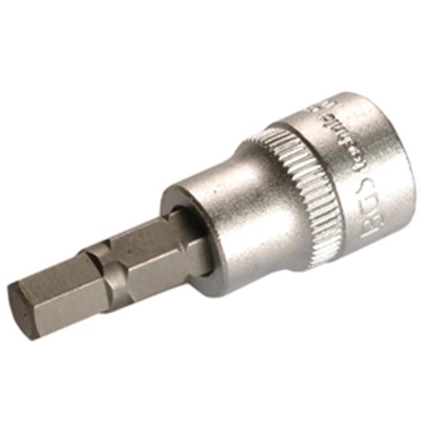 BGS 2580 Bit-Einsatz, Antrieb Innenvierkant 10 mm (3/8"), Innensechskant 7 mm