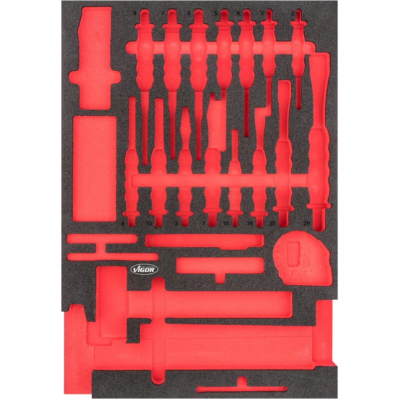Vigor V6817-L Weichschaumeinlage 3/3+;Leer