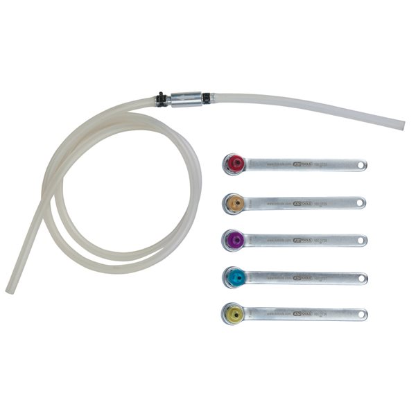 KS-Tools 160.0725 Bremsen-Entlüftungsschlüssel 6tl z, 6-tlg.