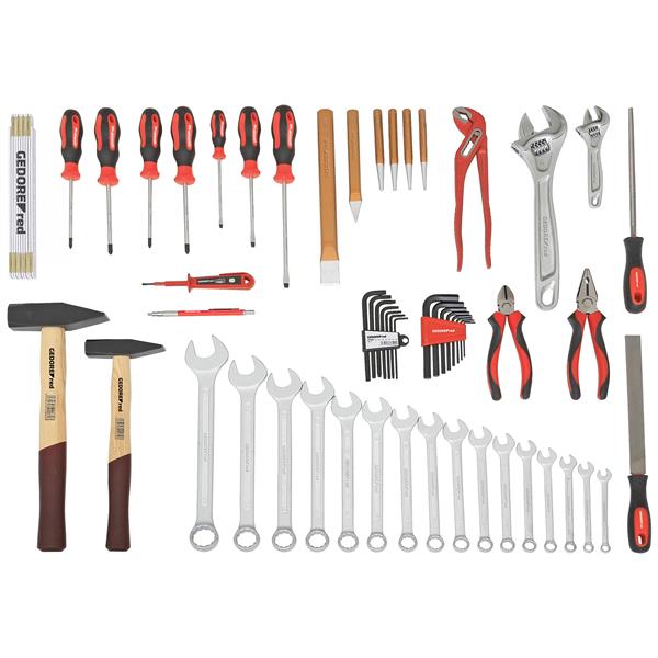 Gedore red R21000059 Werkzeugsatz ALLROUND lose 59tlg