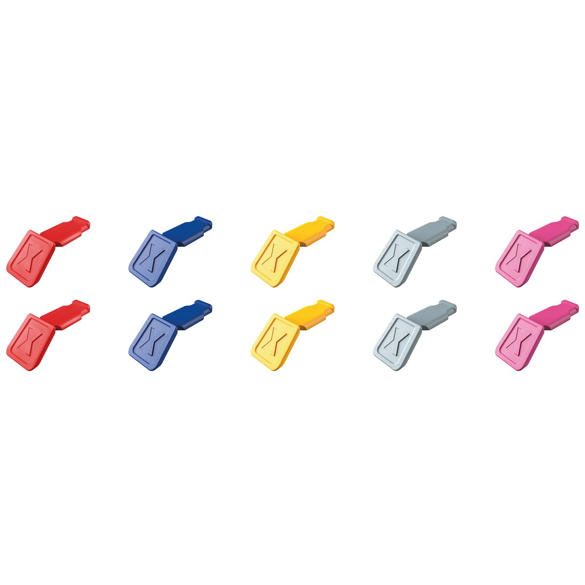 Knipex 00 61 10 C V01 ColorCode Clips Farbmischung 1 (10 Stk)