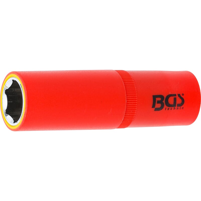 BGS 72067 VDE-Steckschlüssel-Einsatz Sechskant, An trieb Innenvierkant 12,5 mm (1/2"), SW 17 mm
