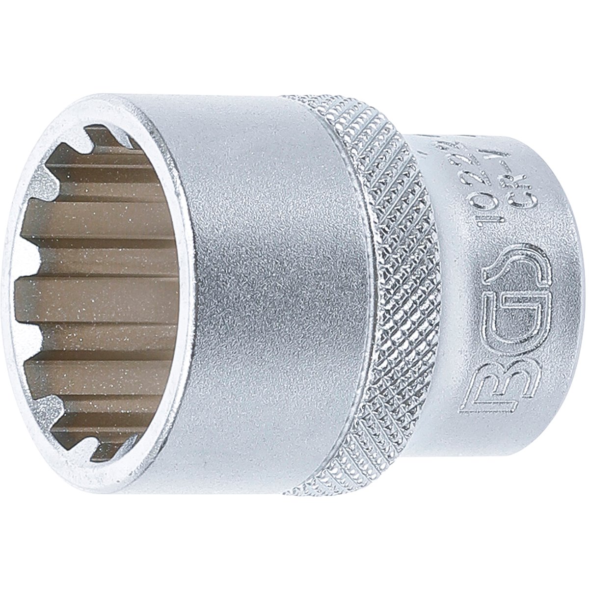 BGS 10222 Steckschlüssel-Einsatz Gear Lock, Antrie b Innenvierkant 12,5 mm (1/2"), SW 22 mm