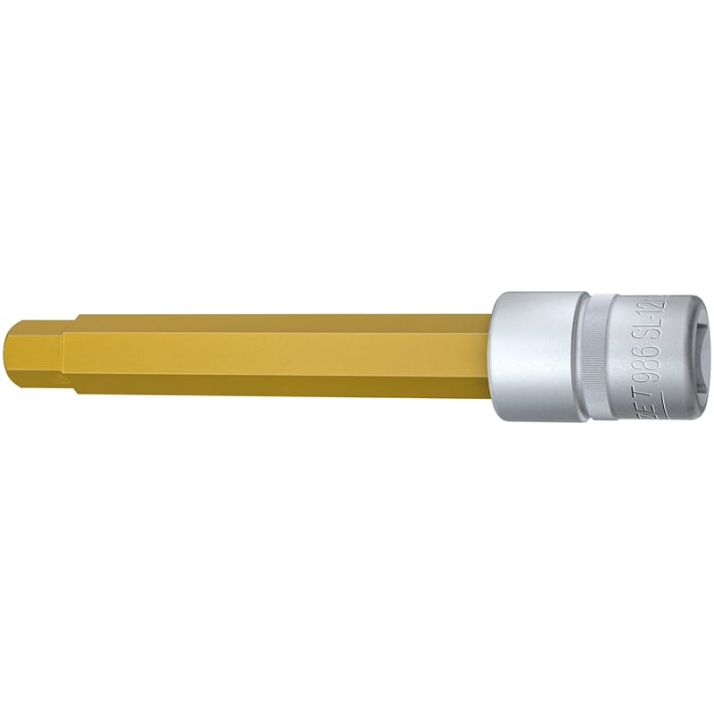 Hazet 986SL-12 Schraubendreher-Einsatz,140Mm,Sw12, Tin