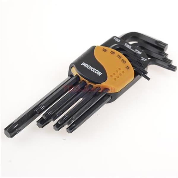 Proxxon 23944 TORX set (TX 8 - 50), 9-piece 