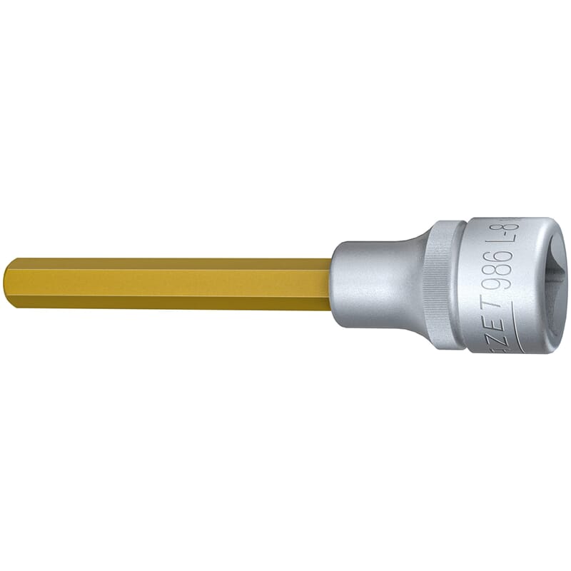 Hazet 986L-8 Schraubendreher-Einsatz,100Mm,Sw8,Tin 