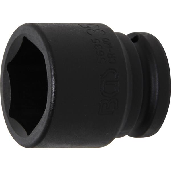 BGS 5635 Kraft-Steckschlüssel-Einsatz Sechskant, A ntrieb Innenvierkant 20 mm (3/4"), SW 35 mm