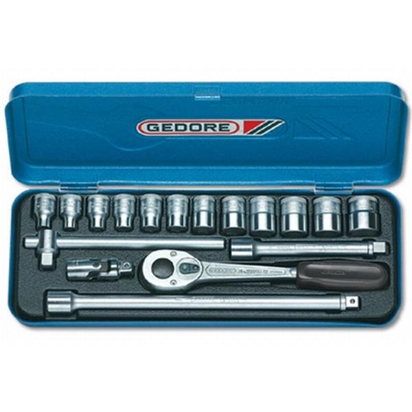 Gedore D 30 GMU-10 Steckschlüssel-Satz 10 (3/8") 6-19 mm