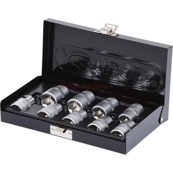 KS-Tools 911.4410 1/2" TX-E-Stecknuss-Satz,9-tl 
