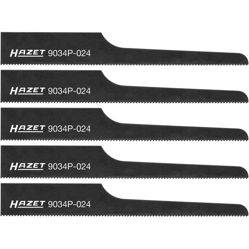 Hazet 9034P-024/5 Stichsägeblatt-Satz 5-teilig für Stichsäge 9034-1 · 9034 P-1 · 9034 P-2