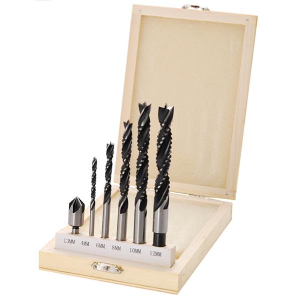 BGS 50401 Holzkronen-Fräsbohrer-Satz, 4 - 12 mm, 6 -tlg.