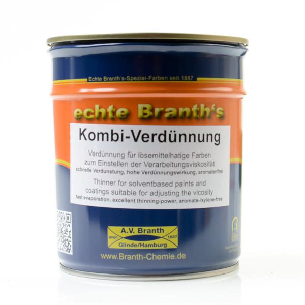 Branths "Kombi" Thinner, 750 ml 