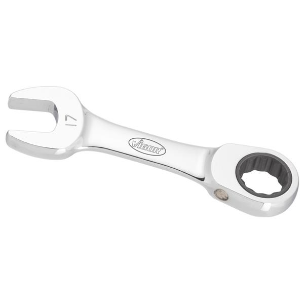 Vigor V2826 Ratschen-Ring-Maulschlüssel, kurz SW12