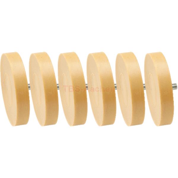 KS-Tools 515.1285 Gummi-Radierteller,90mm,6-tlg. 