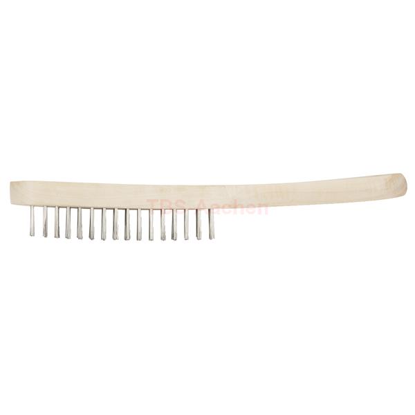 KS-Tools 201.2311 Stahl-Handdrahtbürste 4-reihig 