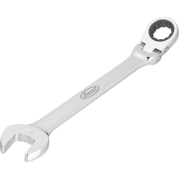 Vigor V2804 Gelenkratschen-Ring-Maulschlüssel SW 8