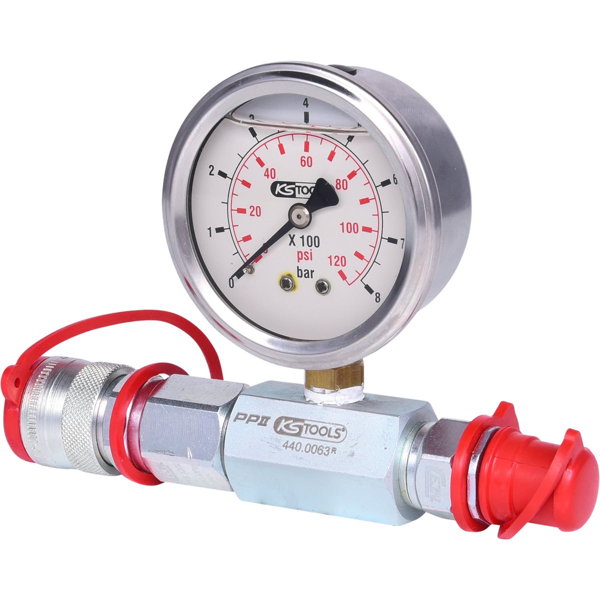 KS-Tools 440.0063 Manometer, 150 mm 