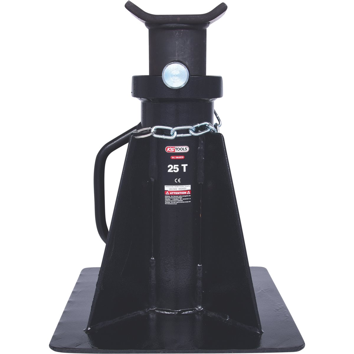 KS-Tools 160.0379 Stahl-Unterstellbock mit Schnell verriegelung 25t, klein