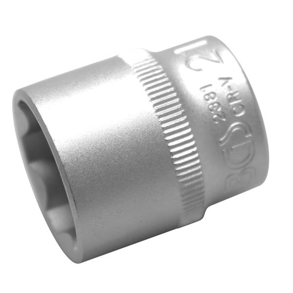 BGS 2381 Steckschlüssel-Einsatz Super Lock, Antrie b Innenvierkant 10 mm (3/8"), SW 21 mm