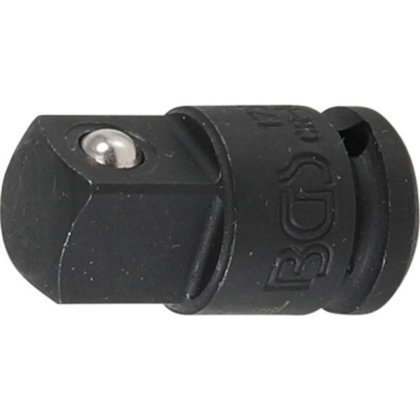 BGS 172 Kraft-Steckschlüssel-Adapter, Innenvierkan t 6,3 mm (1/4") - Außenvierkant 10 mm (3/8")