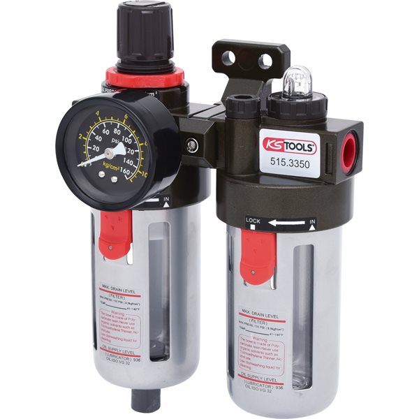 KS-Tools 515.3350 3/8" Druckluft-Wartungseinheit 