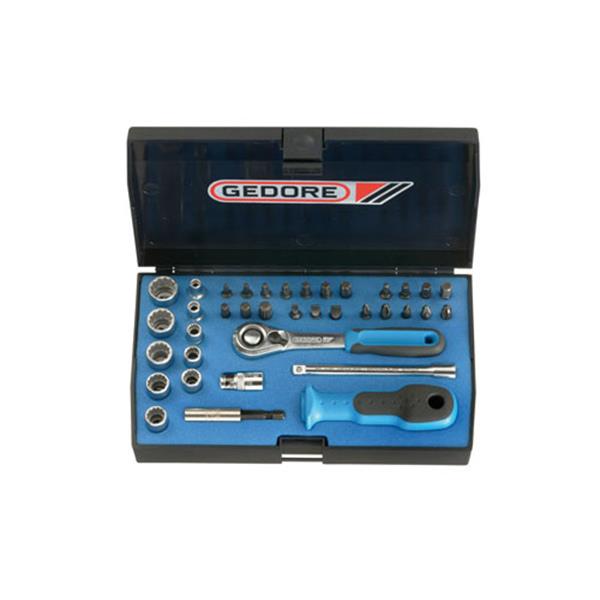 Gedore D 20 KAU-20 Steckschlüssel-Satz Zollmaße UD-IN-IS-PH-PZ-TX