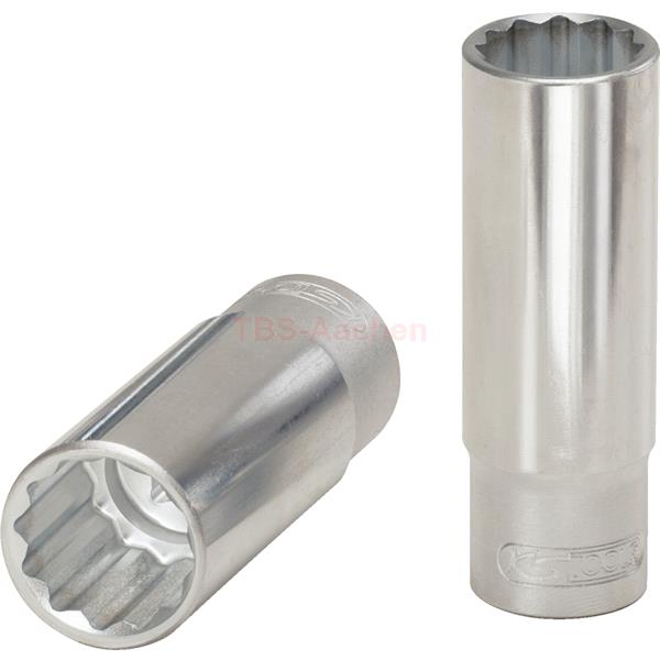 KS-Tools 917.1261 1/2" 12-kant-Stecknuss,lang,10 