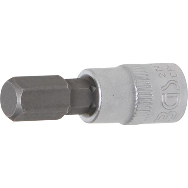 BGS 2747 Bit-Einsatz, Antrieb Innenvierkant 6,3 mm (1/4"), Innensechskant 5/16