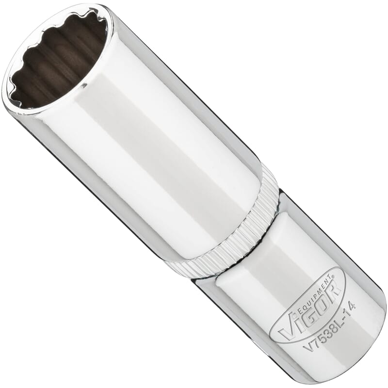 Vigor V7538L-14 3/8" Steckschlüsseleinsatz Lang Sw 14