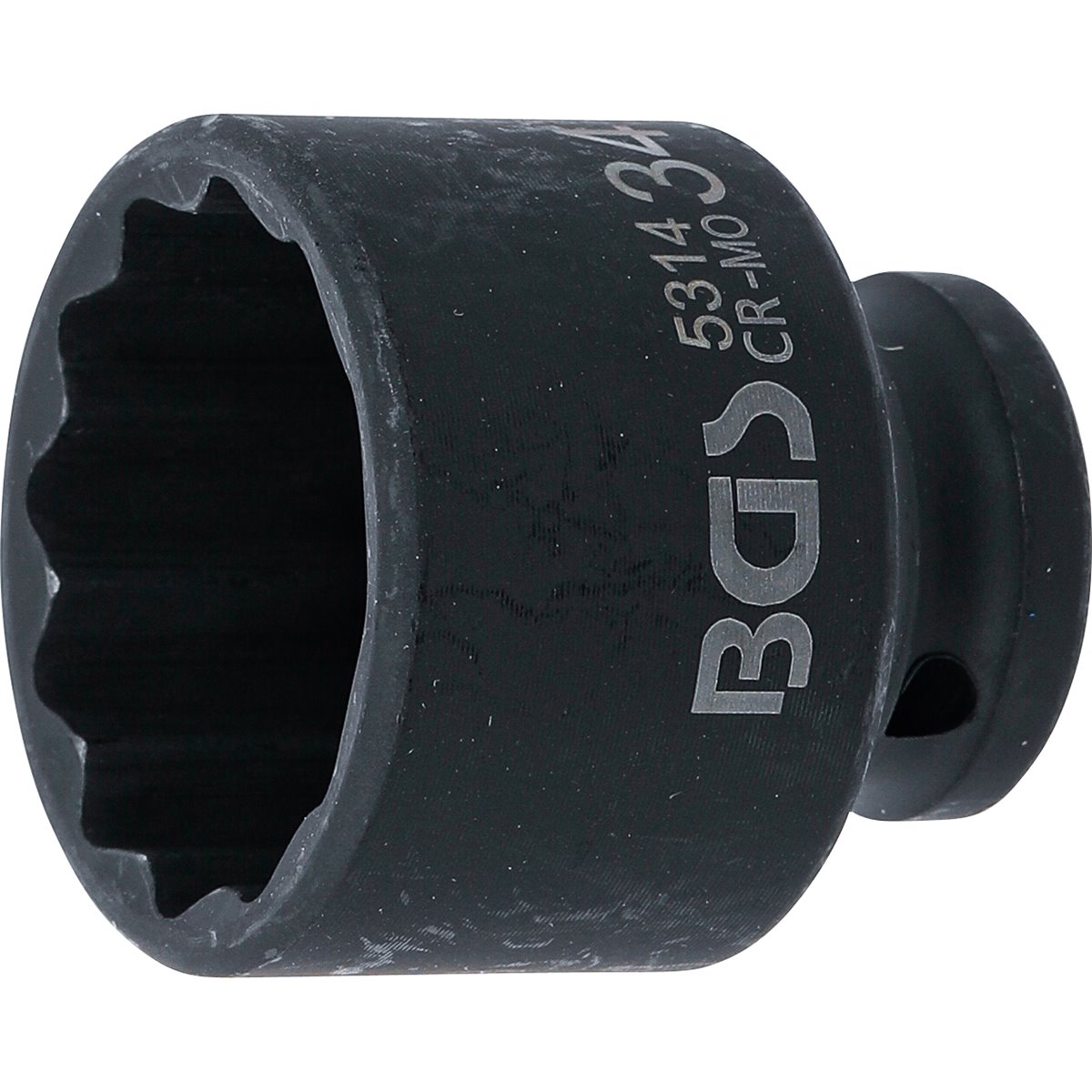 BGS 5314 Impact Socket, 12-point, 12.5 mm (1/2") D rive, 34 mm