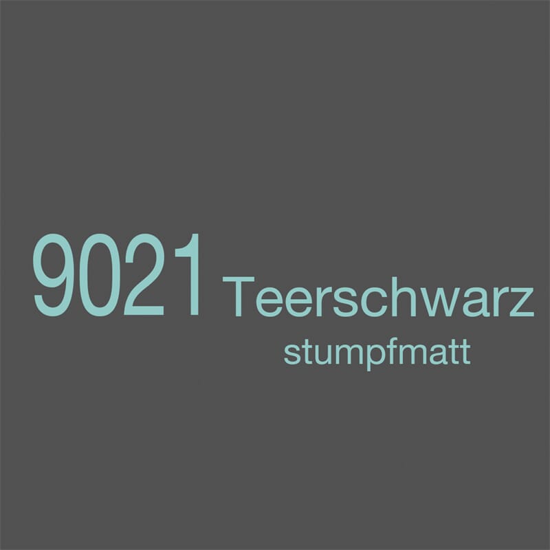 9021 Teerschwarz stumpfmatt