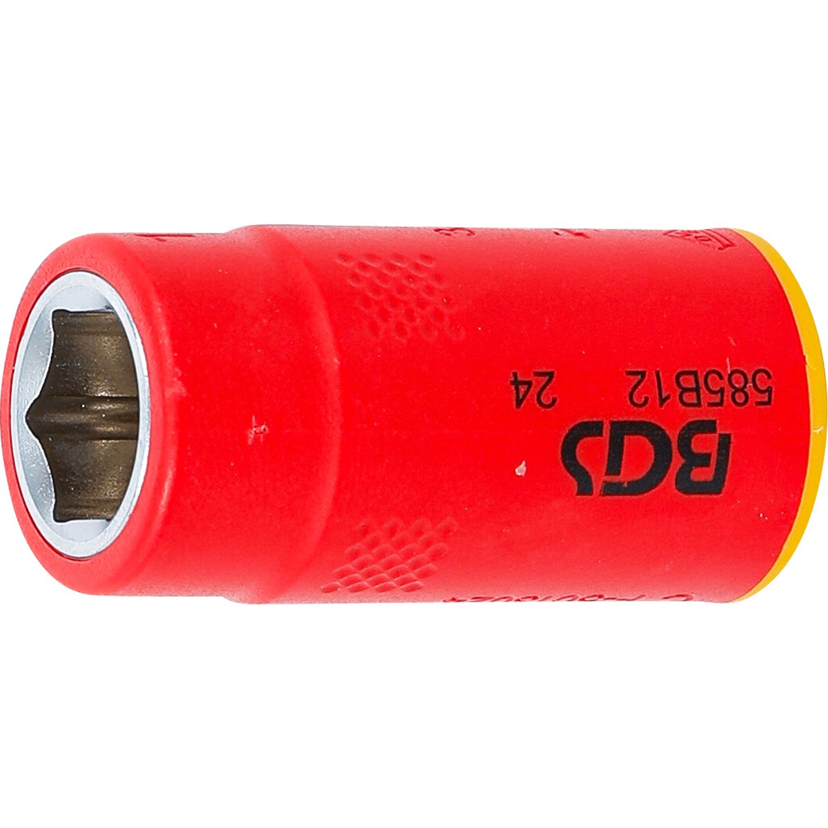 BGS 35872 VDE-Steckschlüssel-Einsatz Sechskant, An trieb Innenvierkant 10 mm (3/8"), SW 12 mm