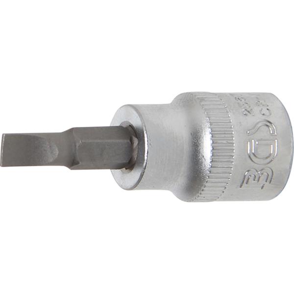 BGS 2567 Bit-Einsatz, Antrieb Innenvierkant 10 mm (3/8"), Schlitz 5,5