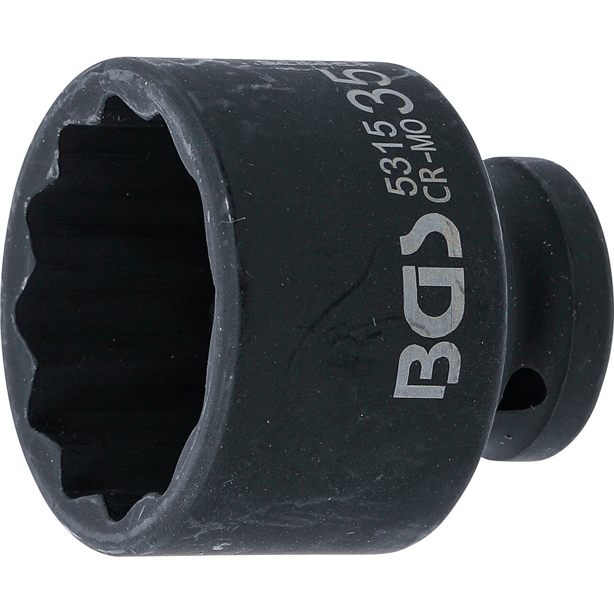 BGS 5315 Impact Socket, 12-point, 12.5 mm (1/2") D rive, 35 mm