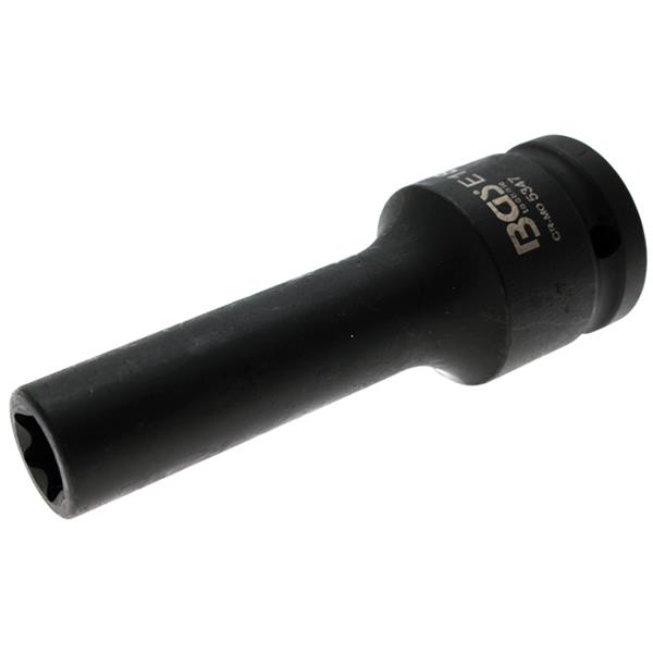 BGS 5347 Kraft-Steckschlüssel-Einsatz E-Profil, ti ef, Antrieb Innenvierkant 20 mm (3/4"), SW E18 mm