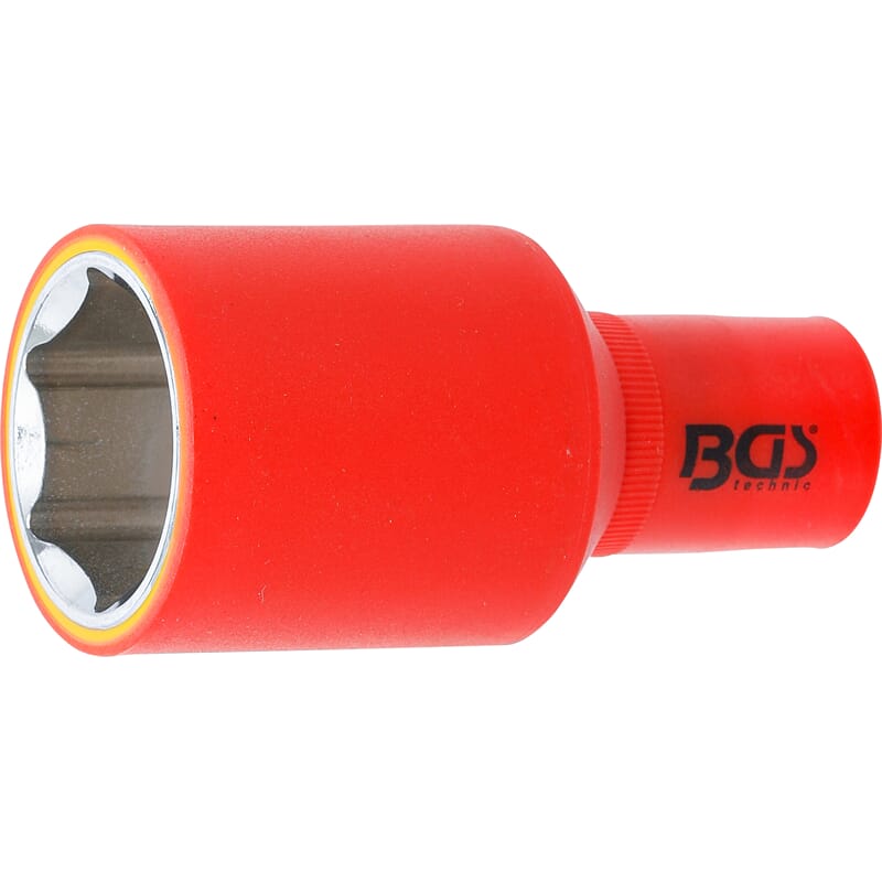 BGS 72082 VDE-Steckschlüssel-Einsatz Sechskant, An trieb Innenvierkant 12,5 mm (1/2"), SW 32 mm