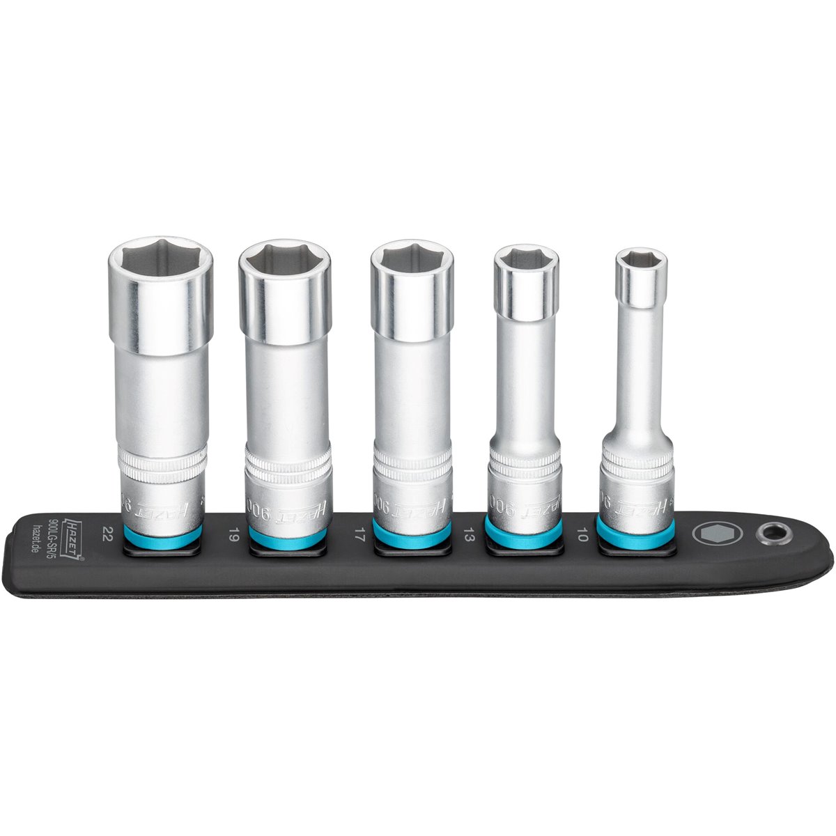 Hazet 900LG-SR/5 Kurzer Rail 1/2" Sechskant Lang 5-Fach