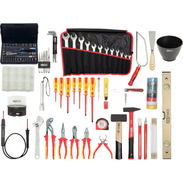 KS-Tools 117.0190 PremiumElektriker-Werkzeugkoffer 