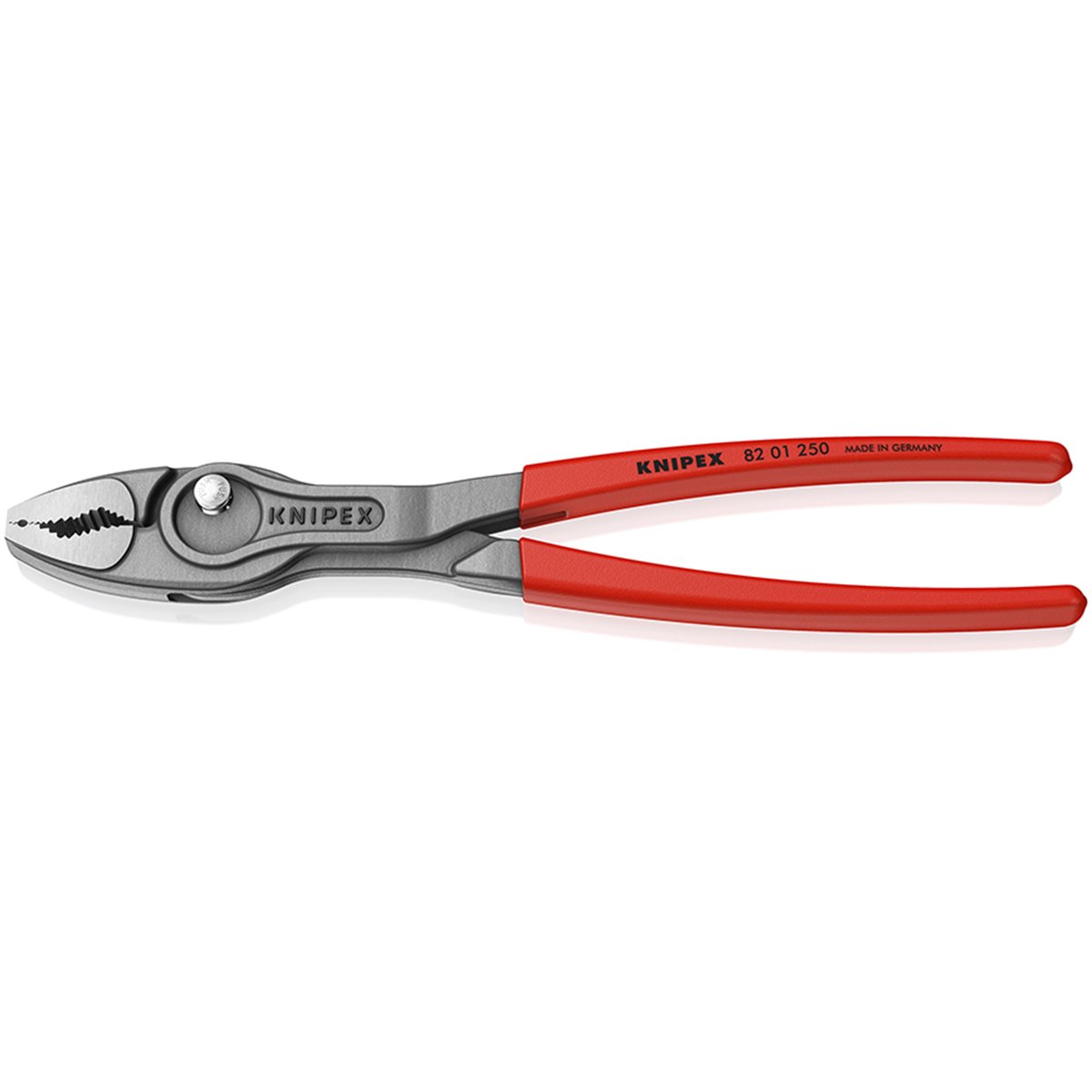 Knipex 82 01 250 TwinGrip Front- und Seitengreifza nge mit rutschhemmendem Kunststoff überzogen grau 