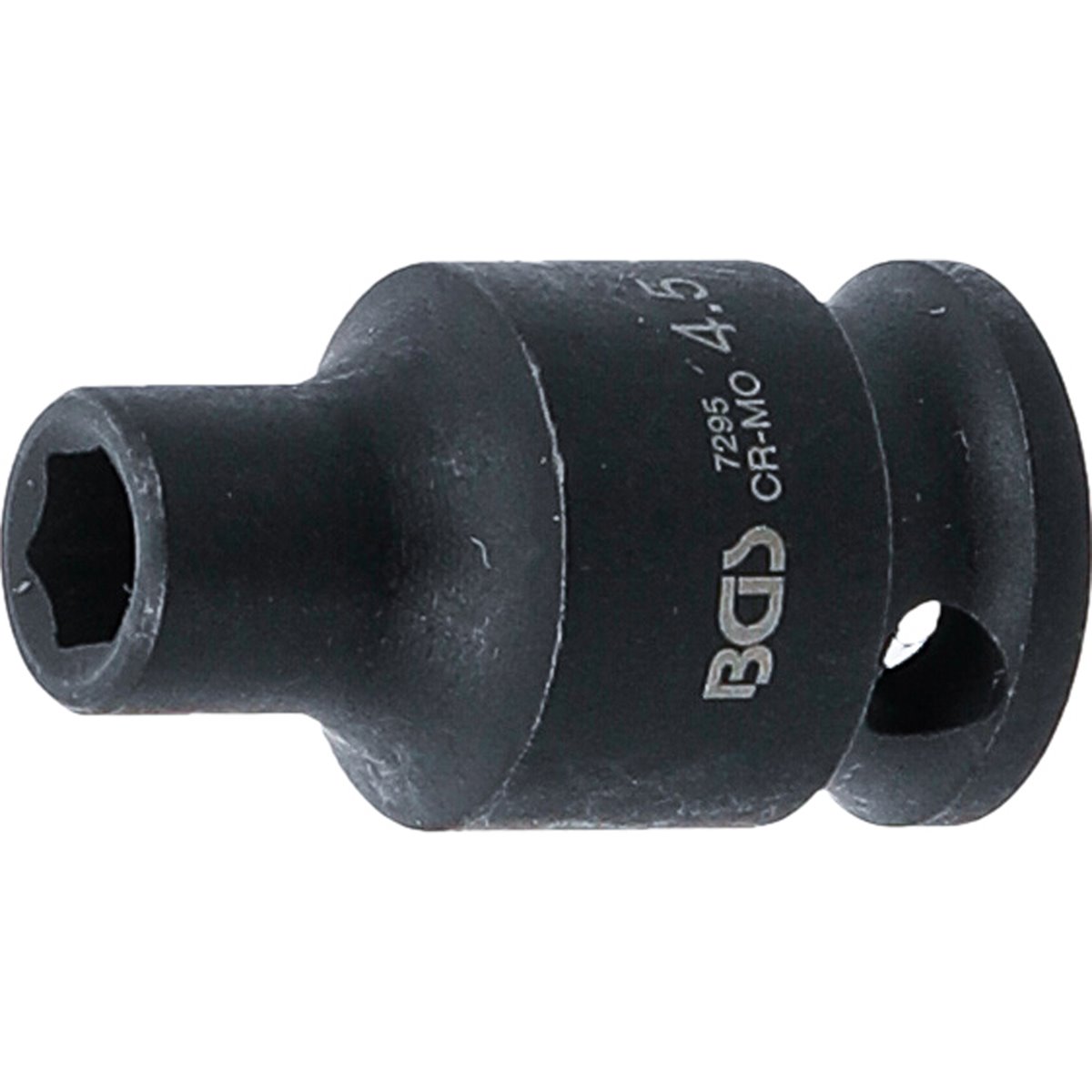 BGS 7295 Kraft-Steckschlüssel-Einsatz 6-kant 4,5mm Antrieb Innenvierkant 6,3 mm (1/4"), SW 4,5 mm