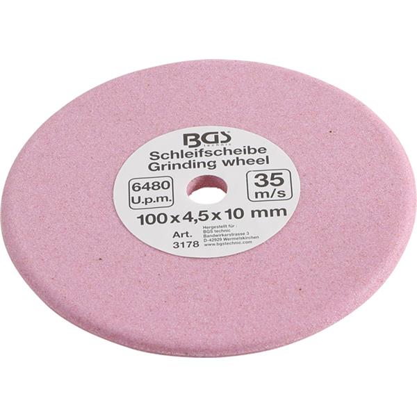 BGS 3178 Schleifscheibe für Kettenglieder, Ø 100 x 4,5 x 10 mm