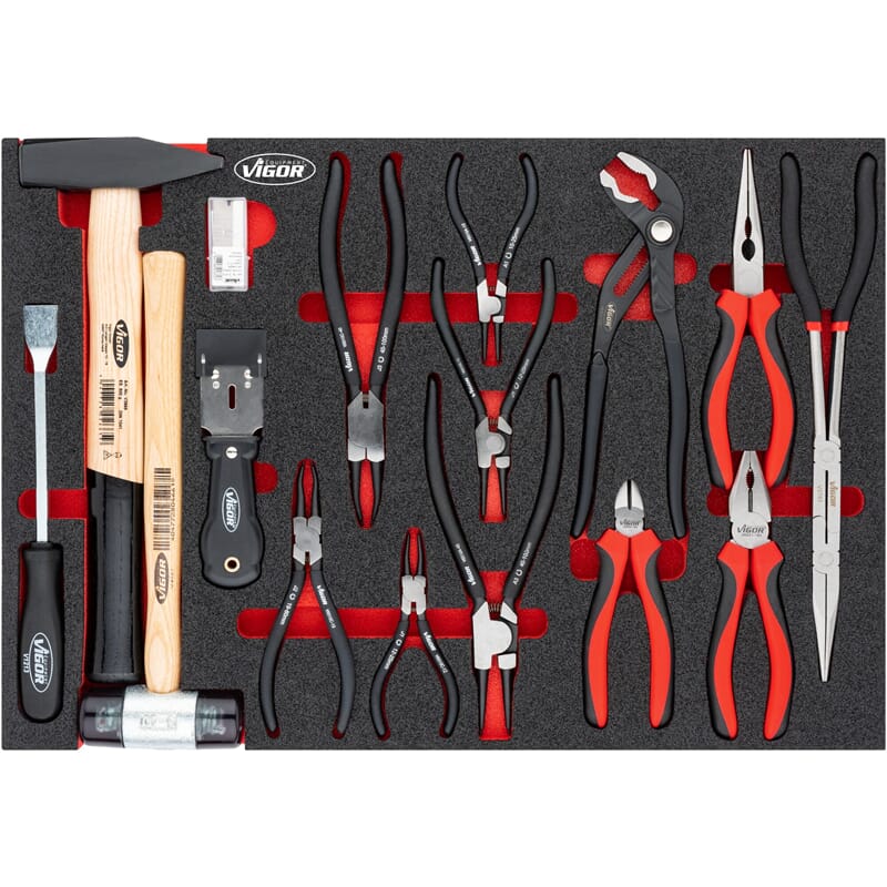 Vigor V5636N Zangen Und Hammer Einlage L