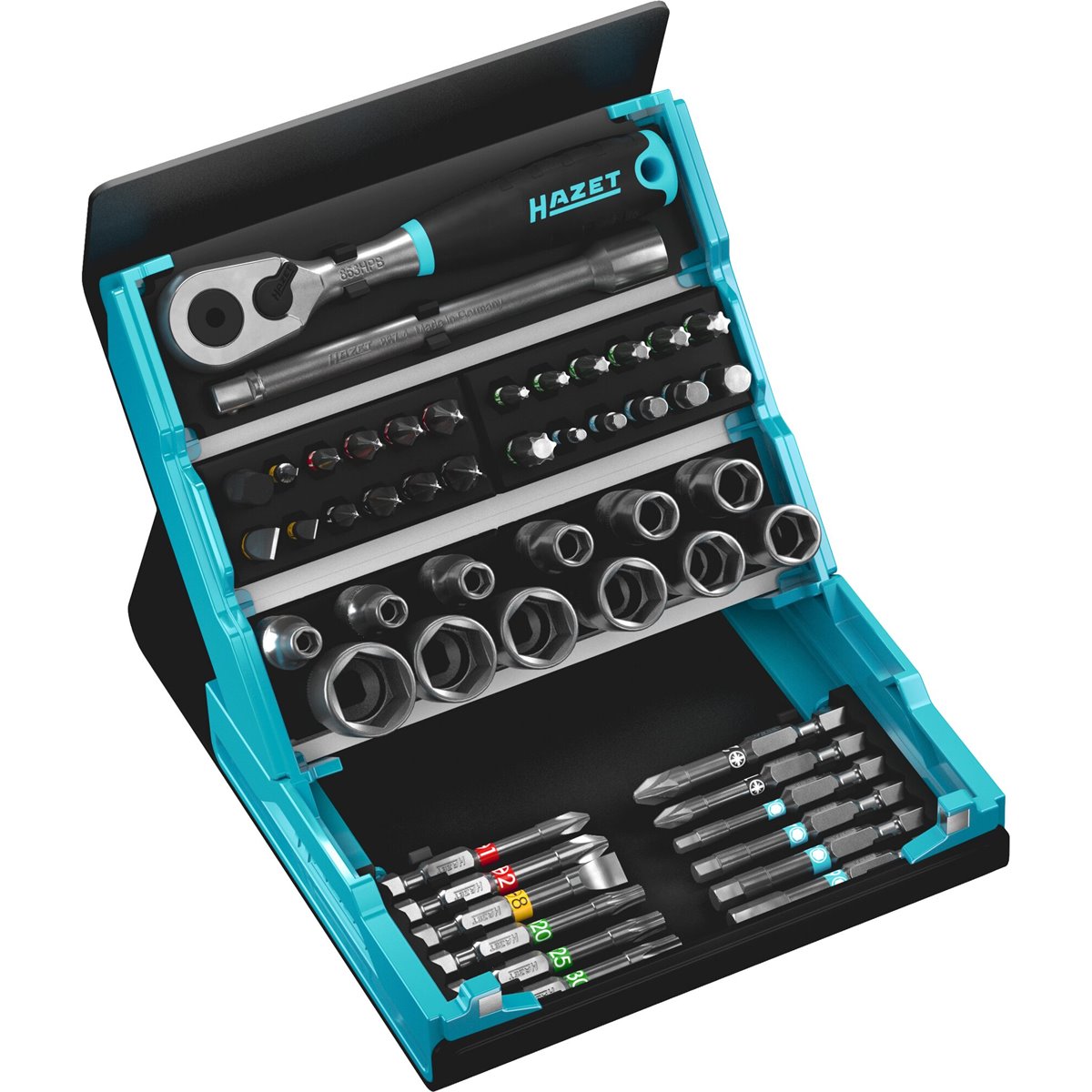 Hazet 2200SC-2 1/4" Steckschlüssel- Bit-Satz 50tlg 