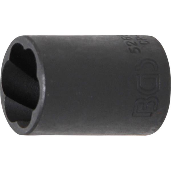 BGS 5266-17 Spezial-Steckschlüssel-Einsatz / Schra ubenausdreher, Antrieb Innenvierkant 12,5 mm (1/2