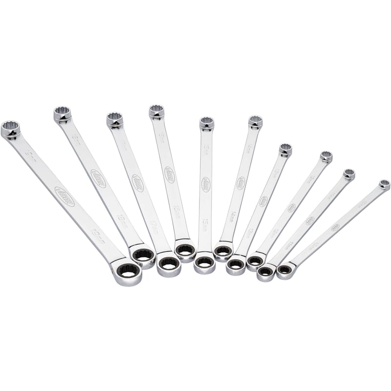 Vigor V7031 Ratschen-Ringschlüssel-Satz, Lang